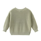 Knitted sweater - Green