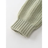 Knitted sweater - Green